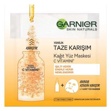 Garnier Skin Naturals C Vitamini Serum Kağıt Maske