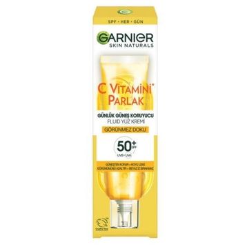 Garnier Spf 50 40 ml C Vitamini Görünmez Doku Güneş Koruyucu Krem