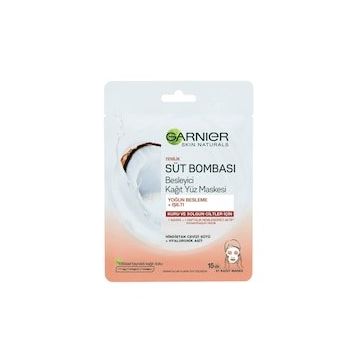 Garnier Süt Bombası Besleyici Hindistan Cevizi Özlü Kağıt Yüz Maskesi