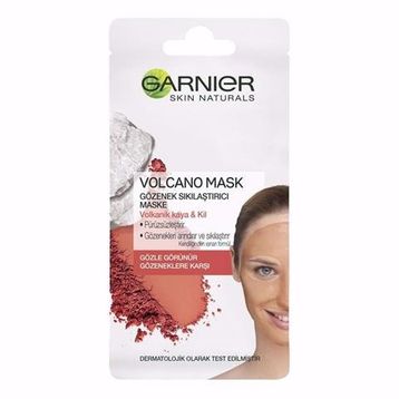 Garnier Volkanik Kaya ve Kil İçeren Gözenek Sıkılaştırıcı Kağıt Maske