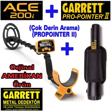 Garrett ACE 200İ Define Altın Metal Dedektörü