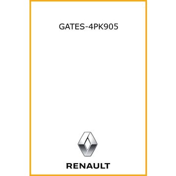 Gates 4PK905 Kanallı Kayış