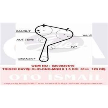 Gates 5578XS Triger Kayışı