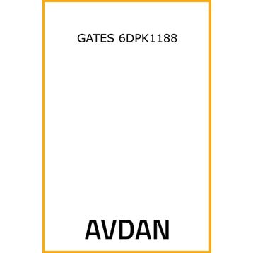 Gates 6DPK1188 Kanallı Kayış