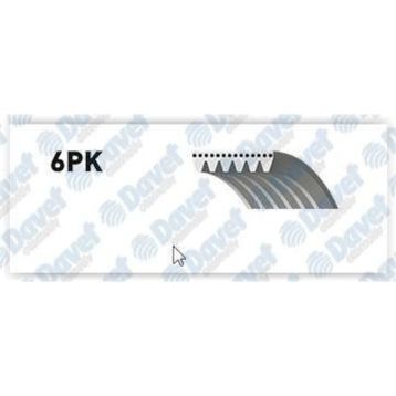 Gates 6PK1238 Kanallı Kayış