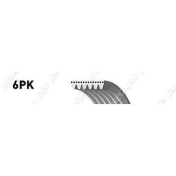 Gates 6PK1555 Kanallı Kayış