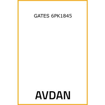 Gates 6PK1845 Kanallı Kayış