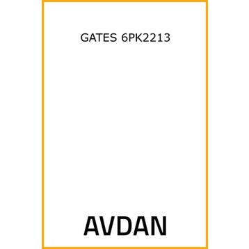 Gates 6PK2213 Kanallı Kayış