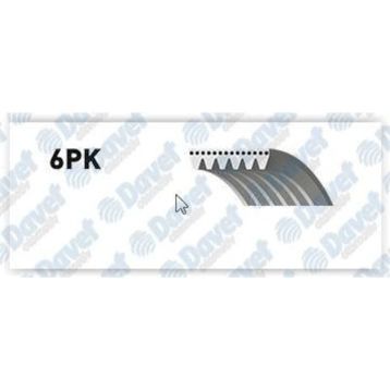 Gates 6PK2870 Kanallı Kayış