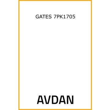 Gates 7PK1705 Kanallı Kayış