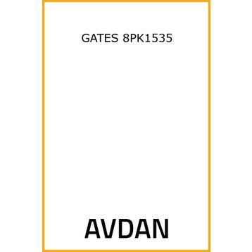 Gates 8PK1535 Kanallı Kayış