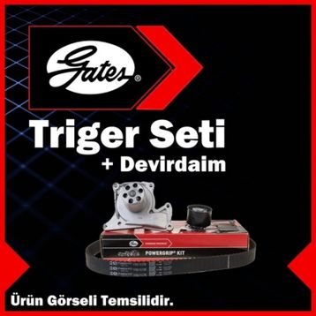 Gates Audi A3 Sportback 40 TFSIE 2020-2023 Devirdaimli Triger Seti