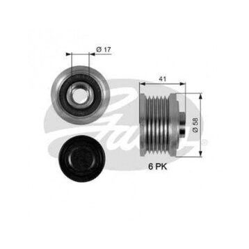 Gates OAP7052 Alternatör Kasnağı