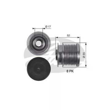 Gates OAP7123 Alternatör Kasnağı