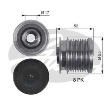 Gates OAP7123 Alternatör Kasnağı