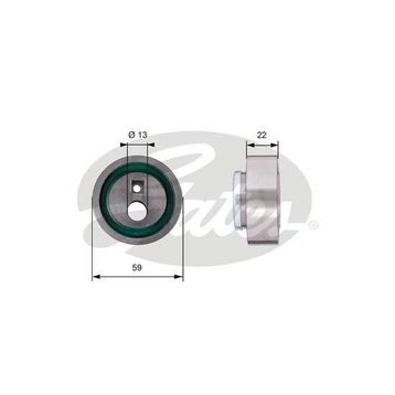 Gates T41129 Eksantrik Gergi Rulmanı