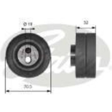 Gates T41141 Eksantrik Gergi Rulmanı