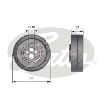 Gates T41216 Eksantrik Gergi Rulmanı