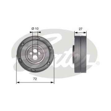 Gates T41216 Eksantrik Gergi Rulmanı