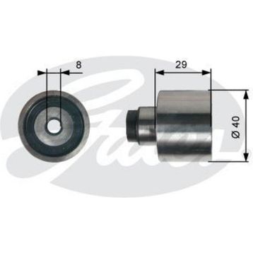 Gates T42309 Eksantrik Gergi Rulmanı