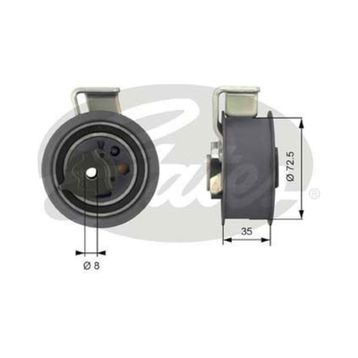Gates T43019 Eksantrik Gergi Rulmanı