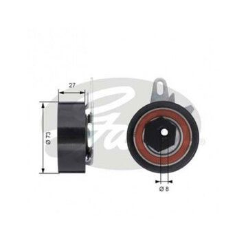 Gates T43047 Eksantrik Rulmanı