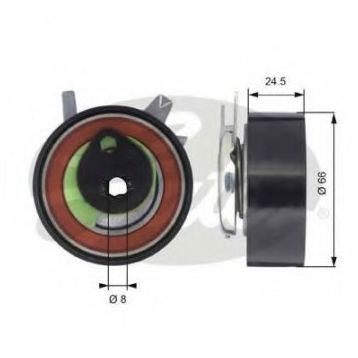 Gates T43048 Alternatör Gergi Rulmanı