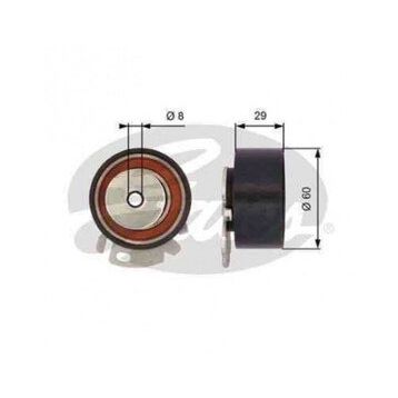 Gates T43068 Eksantrik Gergi Rulmanı