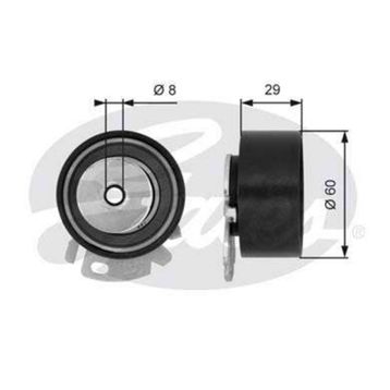 Gates T43068 Eksantrik Gergi Rulmanı