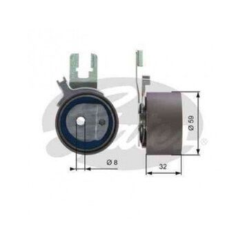 Gates T43119 Eksantrik Gergi Rulmanı