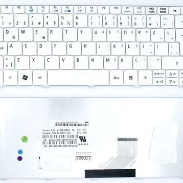 Gateway LT2321U Beyaz Notebook Klavye