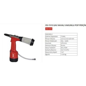 Gav OS-1510 Havalı Pop Perçin