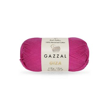 Gazzal 2469 Fuşya 50 gr Giza El Örgü İpi