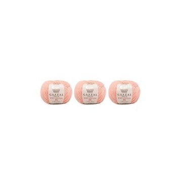Gazzal 3412 Baby Cotton 25 gr 3'lü El Örgü İpi