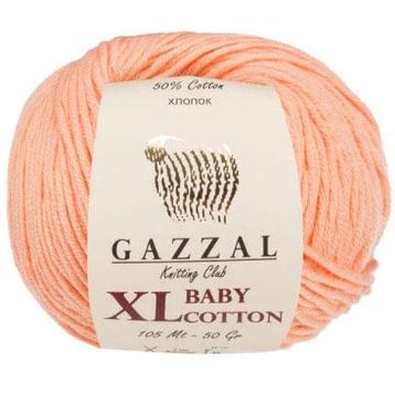 Gazzal 3412 Baby Cotton 25 gr 3'lü El Örgü İpi