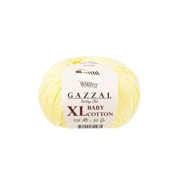 Gazzal 3413 Sarı Baby Cotton Xl El Örgü İpi
