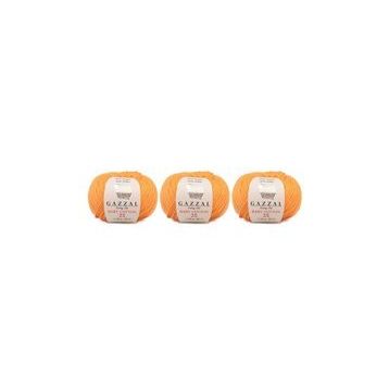 Gazzal 3416 Baby Cotton 25 gr 3'lü El Örgü İpi
