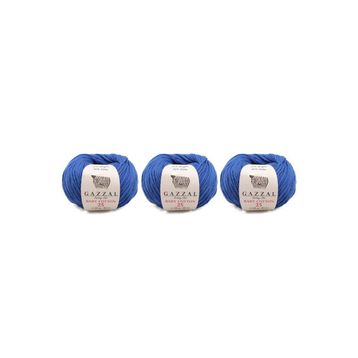 Gazzal 3421 Baby Cotton 25 gr 3'lü El Örgü İpi