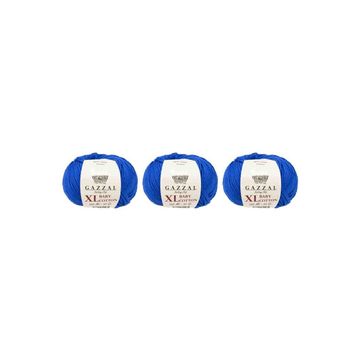 Gazzal 3421 Baby Cotton 25 gr 3'lü El Örgü İpi