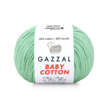 Gazzal 3425 Su Yeşili Baby Cotton El Örgü Ipi