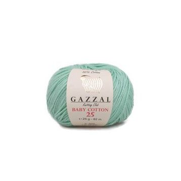 Gazzal 3425 Su Yeşili Baby Cotton El Örgü Ipi
