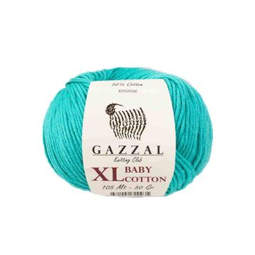 Gazzal 3426 Turkuaz Baby Cotton 25 El Örgü İpi