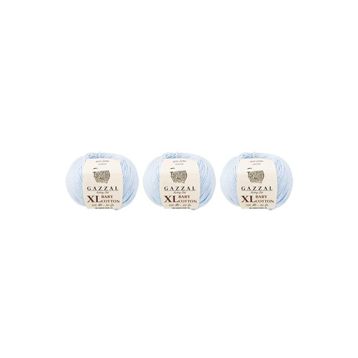 Gazzal 3429 Baby Cotton 25 gr 3'lü El Örgü İpi