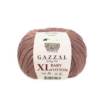 Gazzal 3434 Açık Kahve Baby Cotton Xl El Örgü İpi