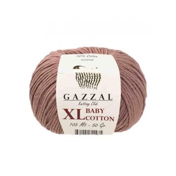 Gazzal 3434 Açık Kahve Baby Cotton Xl El Örgü İpi
