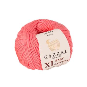 Gazzal 3435 Pembe Baby Cotton Xl El Örgü Ipi