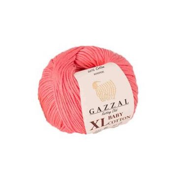 Gazzal 3435 Pembe Baby Cotton Xl El Örgü Ipi
