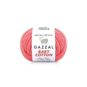 Gazzal 3435 Pembe Baby Cotton Xl El Örgü Ipi
