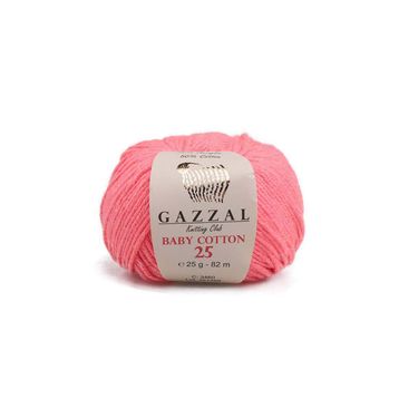 Gazzal 3460 Pembe Baby Cotton El Örgü İpi