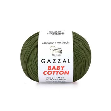 Gazzal 3463 Kamuflaj Baby Cotton 25 El Örgü İpi